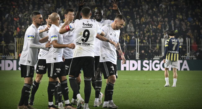 Derbide kazanan Beşiktaş