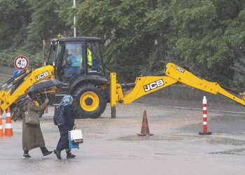 Başşehir Ankara’da sağanak tesirli oluyor