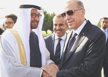 Cumhurbaşkanı Erdoğan BAE Devlet Lideri ile görüştü