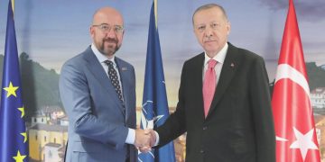 Cumhurbaşkanı Erdoğan Charles Michel ile görüştü