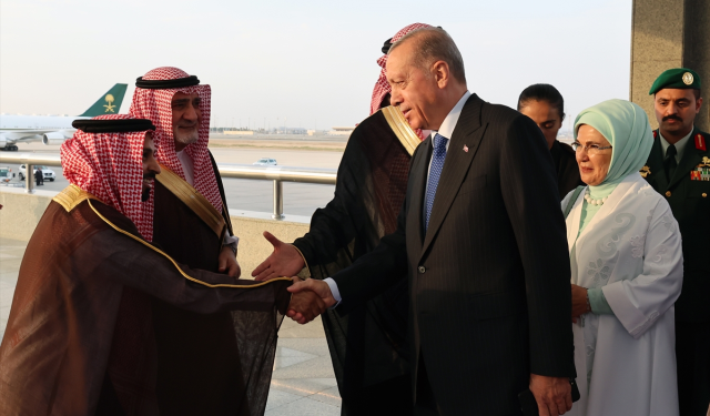 Cumhurbaşkanı Erdoğan Suudi Arabistan’a gitti