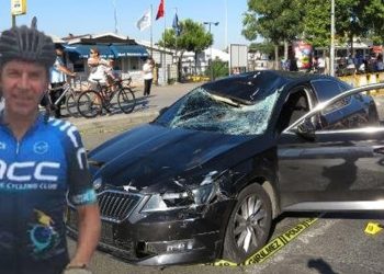 Bostancı’da arabanın çarptığı bisiklet şoförü öldü