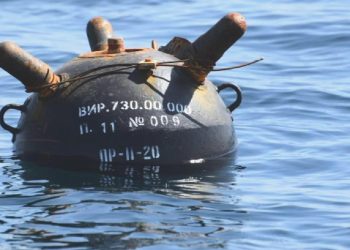 Bozcaada açıklarında İngiliz mayını bulundu