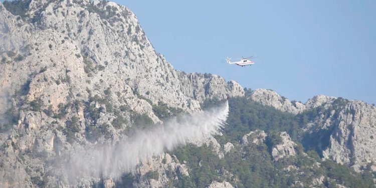 Kemer’de yangın üçüncü gününde