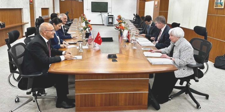 ‘Körfez turu’ öncesi Erkan ve Şimşek, Yellen ile görüştü