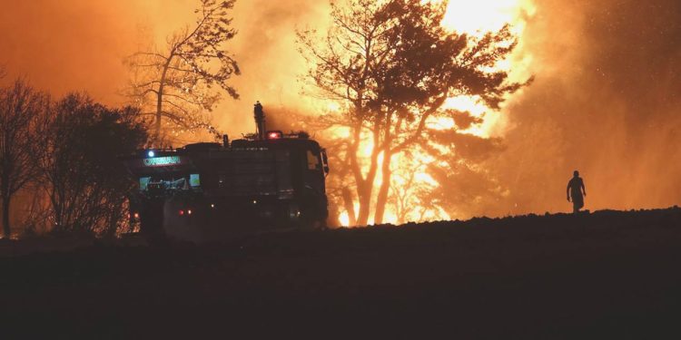 Çanakkale’deki yangında 83 kişi hastanelik oldu