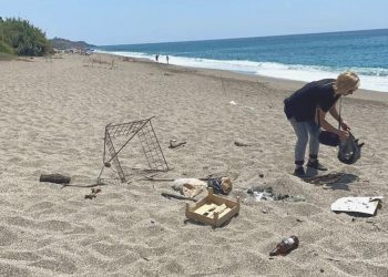 Caretta yuvasının üstünde mangal yaptılar