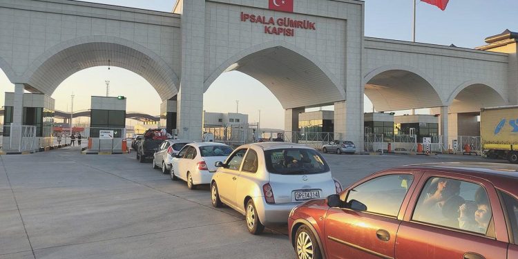 İpsala Gümrük Kapısı yine devrede