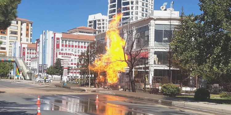 Niğde’de doğalgaz borusu patladı; bir emekçi yaralı