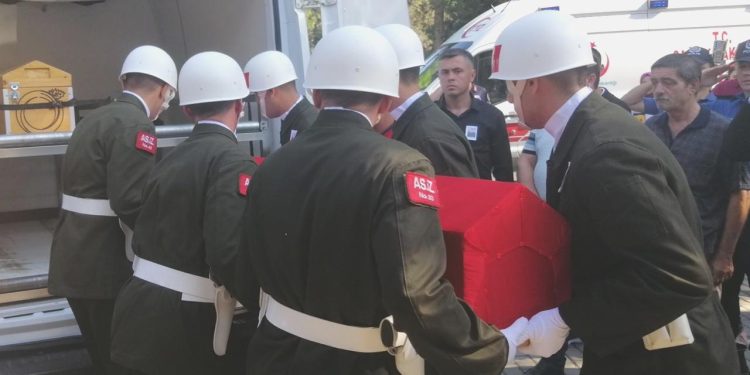 Şehit Piyade Uzman Çavuş Ali Demir, Ordu’da son seyahatine uğurlandı