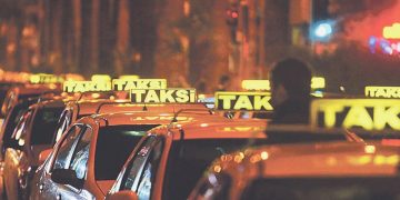 Taksiciler harika toplandı