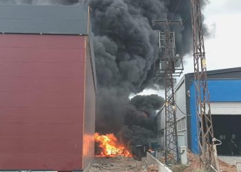 Tekirdağ’da kimya fabrikasında yangın