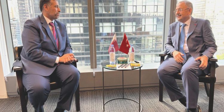 Bakan Özhaseki, Katarlı mevkidaşıyla ABD’de görüştü