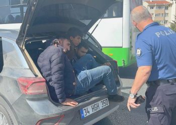 Kırklareli’nde yasa dışı yollarla yurda giren 45 sistemsiz göçmen yakalandı