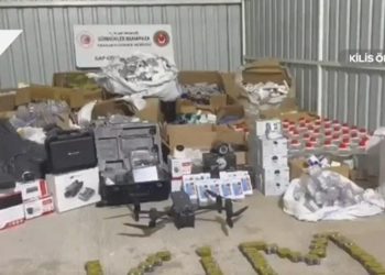 Suriye’ye giden TIR’a gümrükte 25 milyon liralık baskın