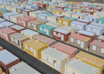 Zelzele bölgesinde 186 bin 239 konteyner kuruldu