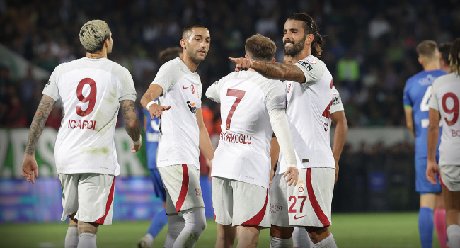 Galatasaray, Rize deplasmanında tek golle kazandı