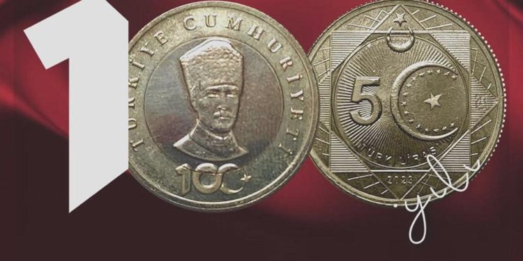 Cumhuriyet’in 100’üncü yılına özel hatıra para bastırıldı