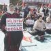 İstanbul’da Filistin’e dayanak için oturma hareketi düzenlendi