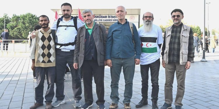 İstanbul’dan Gazze’ye yürüyüş başlattılar: 30 gün sonra oradayız