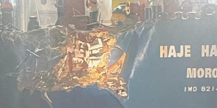 Marmara Adası açıklarında gemi kazası