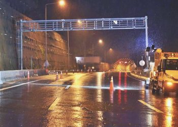 Bolu Dağı Tüneli’ndeki heyelan çalışması sürüyor