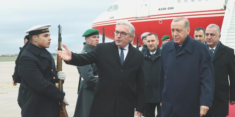 Cumhurbaşkanı Erdoğan’ın Almanya ziyareti başladı