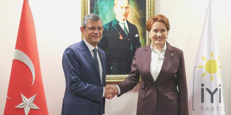Özgür Özel ile Akşener görüşmesi başladı