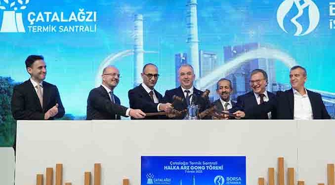 Borsa İstanbul’da Gong, ÇATES için Çaldı