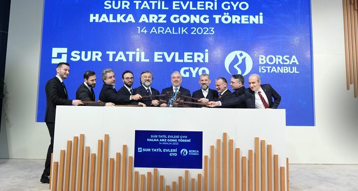 Borsa İstanbul’da gong Sur Tatil Evleri Gayrimenkul Yatırım Ortaklığı A.Ş. için çaldı