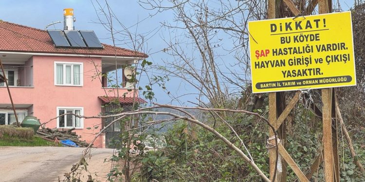 Bartın’da 12 köye şap karantinası