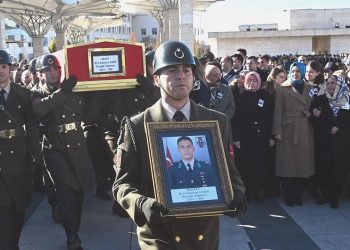 Şehit Piyade Teğmen Eril Alperen Buyruk son seyahatine uğurlandı