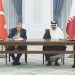 Türkiye ile Katar ortasında ortak bildiri ve 12 muahede imzalandı