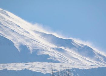 Ağrı Dağı’nda fırtına görüntülendi