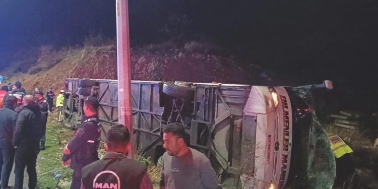 Mersin’de otobüs kazası: 9 kişi öldü, 30 kişi yaralandı