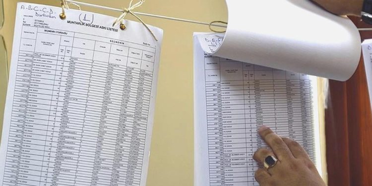 Seçmen listeleri askıya çıkıyor