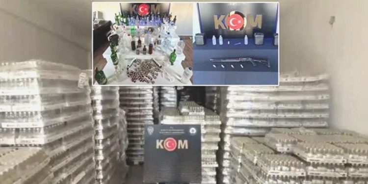 Yılbaşı öncesi 81 vilayette eş vakitli kaçak ve geçersiz içki operasyonu