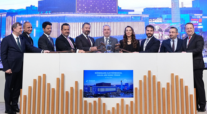 Borsa İstanbul’da gong Rönesans Gayrimenkul Yatırım için çaldı