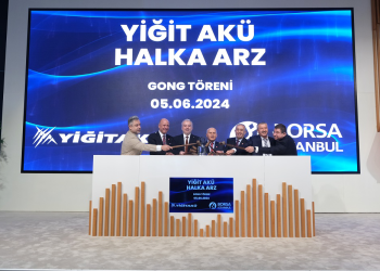 Borsa İstanbul’da gong Yiğit Akü için çaldı