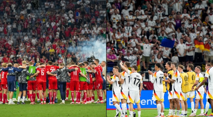 EURO 2024’te ev sahibi Almanya çeyrek final için Danimarka’yla karşılaşacak!