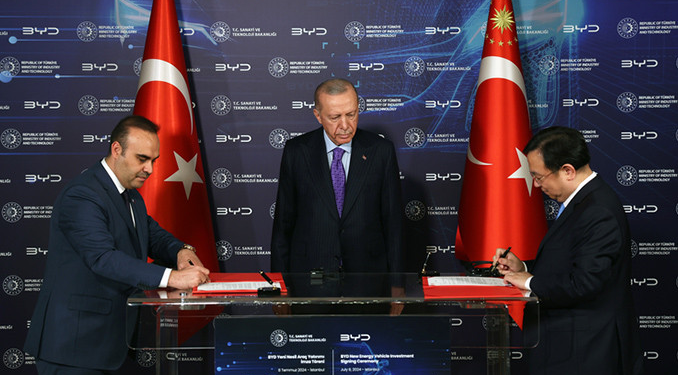 BYD ile yatırım anlaşması imzalandı