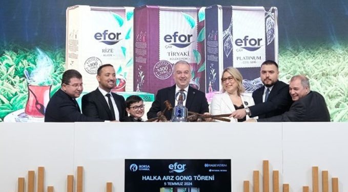 Borsa İstanbul’da gong Efor Çay için çaldı