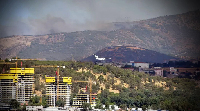 Alevler İzmir’e ulaştı, kent duman altında: 2 mahalleye tahliye!