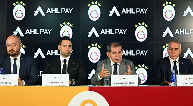 Galatasaray ile AHL Pay arasında sponsorluk anlaşması imzalandı