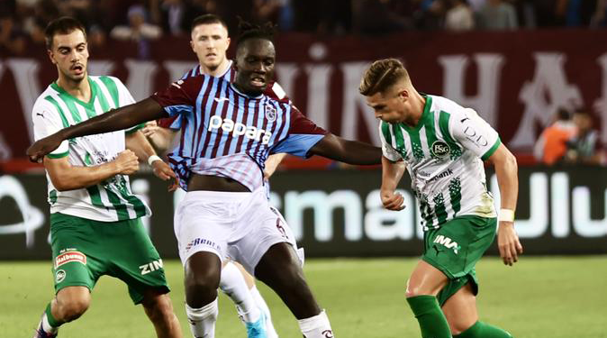 Trabzonspor, Avrupa’ya veda etti