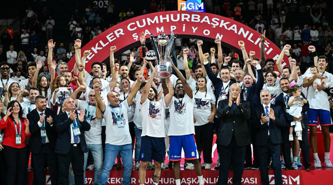 37. Cumhurbaşkanlığı Kupası’nda şampiyon Anadolu Efes!