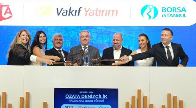 Borsa İstanbul’da gong Özata Denizcilik için çaldı