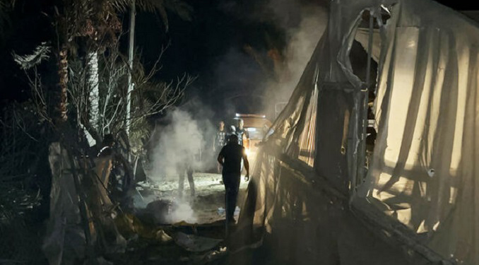 İsrail sivillerin kaldığı çadırları vurdu!