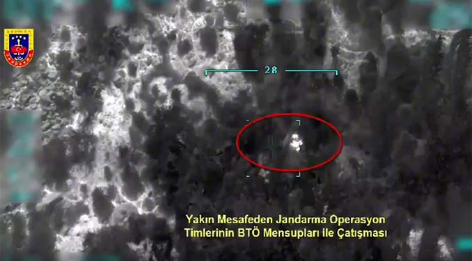 Kırmızı ve gri kategorideki 2 terörist etkisiz hale getirildi