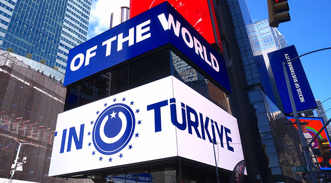 Times Meydanı’nda Türkiye’ye yatırım reklamı!